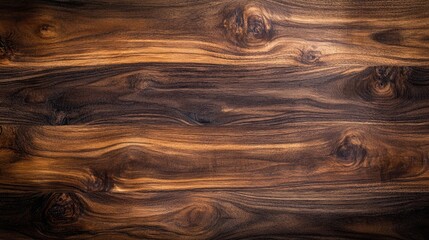 Poster - Dark brown wooden texture creates a unique paper background, ideal for various artistic projects. The rich dark brown tones and wooden patterns enhance the visual appeal and offer ample copy space.