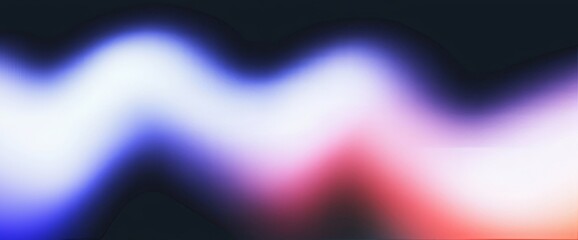 Poster - A design for web banners or posters with an abstract gradient background, featuring a grainy texture and a color spectrum of orange, pink, magenta, and purple.