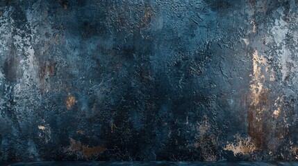 Poster - Dark Dramatic Industrial Background with Textured Layers and Rich Color Variation