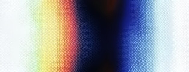 Canvas Print - A poster header or cover design featuring an abstract orange, blue, and yellow gradient background with a grainy texture and white noise.