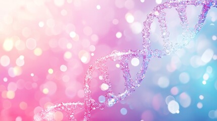 Aufkleber - Clean Hexagon DNA network concept, science chemical and biotechnology