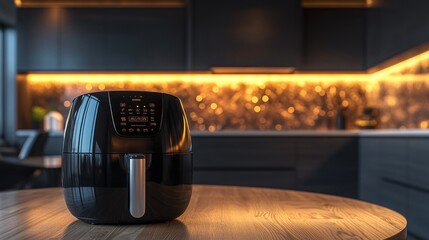 Modern Air Fryer in a Stylish Kitchen