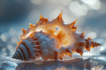 Poster - A beautiful seashell found on the beach, perfect for summer vibes or ocean-inspired designs