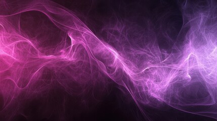 Poster - Futuristic Abstract Background with Gradient Colors and Ethereal Smoke Effects in Vivid Hues