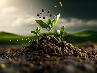 Poster - Corn seedling growth stages visualized in an innovative smart farming data display