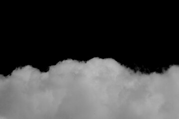 Wall Mural - clouds over black.