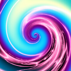 Poster - A Beautiful and Colorful Swirling Abstract Background That Captivates the Eye and Mind