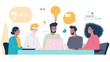© Dinara - A diverse group of professionals collaborate on a project, brainstorming ideas and working together towards a common goal.