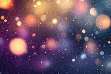 Poster - Abstract Festive Background With Glowing Lights and Shimmering Dust