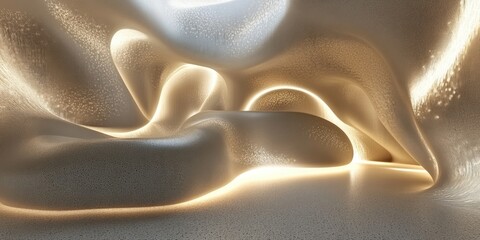 Wall Mural - Abstract Architectural Interior Design With Warm Lighting