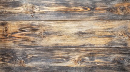 Aufkleber - Weathered wooden surface showcasing intricate grain patterns, perfect for rustic decor or craft projects