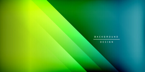 Poster - Bright lines background. Gradient geometric template wallpaper
