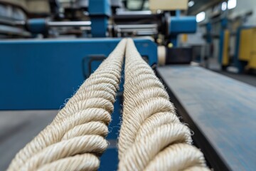 Aufkleber - Two Thick Ropes In A Factory Setting