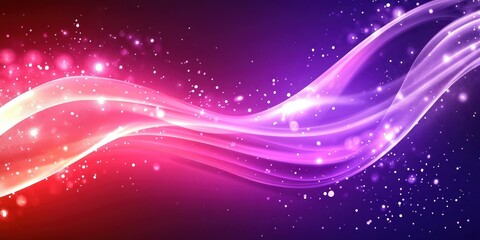 Wall Mural - Abstract Pink Purple Wave Light Background Design