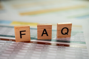 Poster - Corporate office business faq an informative overview in a professional environment