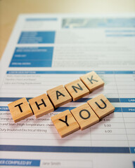 Poster - Celebrating gratitude a close-up business appreciation in a professional setting
