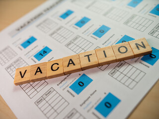 Aufkleber - Organized environment office space checklist for effective business vacation planning