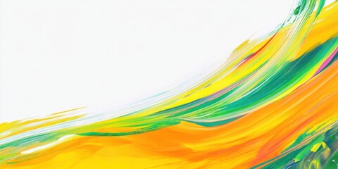 Aufkleber - Abstract Colorful Swirling Paint Strokes Artwork