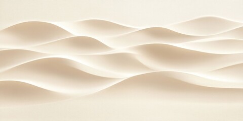 Aufkleber - Abstract Beige Waves Soft Undulating Texture Background