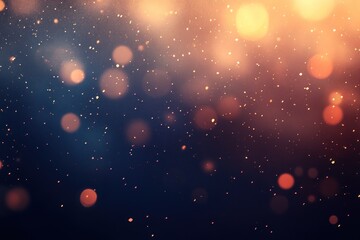 Poster - Abstract Background With Golden Lights And Sparkles