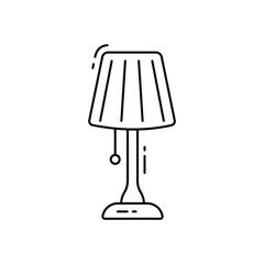 Wall Mural - Lamp  vector icon