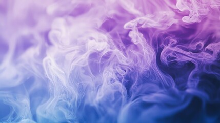 Poster - Swirling pink, purple, and blue smoke blending together, creating a dreamy, ethereal background filled with vibrant patterns and soft, flowing textures that evoke a magical atmosphere