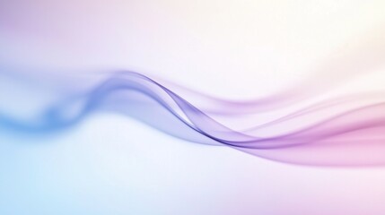 Poster - Smooth colorful smoke creating elegant waves on a gradient background, perfect for websites, presentations, or any project needing a touch of ethereal beauty