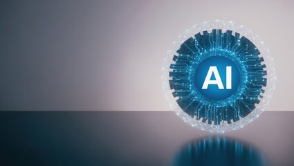 Wall Mural - wallpaper ai business waves and energy