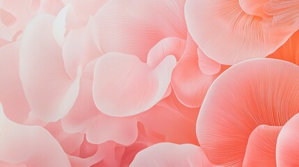 Poster - Soft pink and white lines intertwining and overlapping create a dreamy, abstract background, evoking gentle, flowing movements and a serene, elegant atmosphere