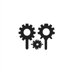 Poster - Interlocking gears, cogs, and wheels signifying teamwork, collaboration, and mechanics.