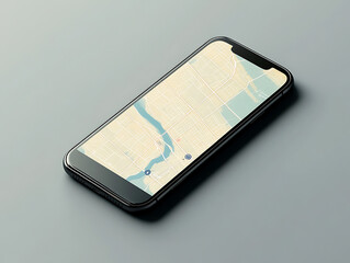 Poster - Smartphone with gps navigator
