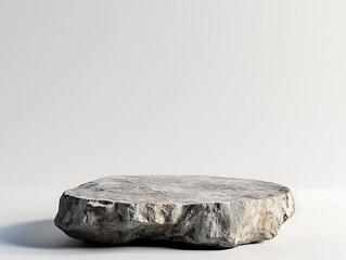 Poster - Black stone podium for product display