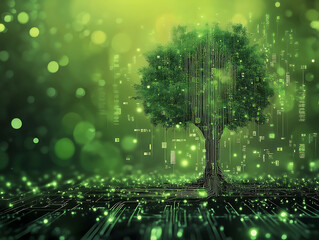 Poster - The green tech startup: a tree growing from data