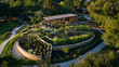 © Fonlinepix - A green roof community garden enhancing urban biodiversity.A green roof community garden enhancing urban biodiversity.