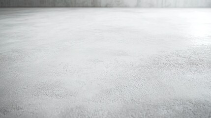 Poster - Gray Smooth Concrete Floor with Subtle Texture and Minimalist Background in an Indoor Space Ideal for Modern Design and Architecture Themes