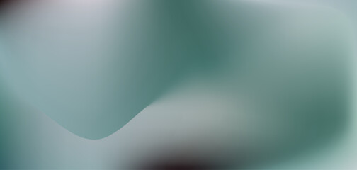 Wall Mural - Vibrant vector dark aquamarine green and gray soft blur mesh gradient background. Smooth wavy digital watercolor deep marine water concept for ui web design, aesthetic print, cover
