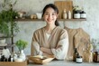 © vasyan_23 - Asian young female entrepreneur in eco-friendly skincare product store