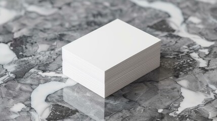 Sleek, modern business card template designed for easy customization with a flat user interface and clean aesthetics.
