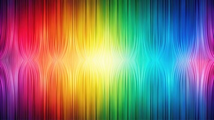 Sticker - Abstract colorful background with vibrant moire effect, blurred, light, patterns, abstract, colorful, background, vibrant, moire