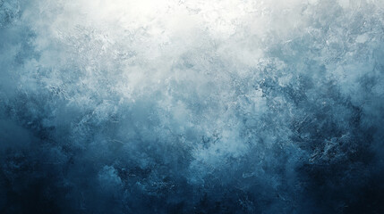 Poster - Abstraction of soft blue and gray textures resembling calming ocean waves