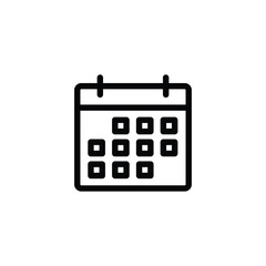 Wall Mural - calendar icon set. calender symbol icon vector