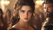 © touchedbylight - Elegant Woman in Historical Royal Setting