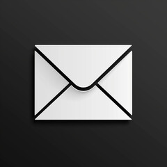 Wall Mural - envelope icon email symbol vector graphic