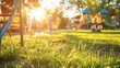 © Vanessa - Active Children Playing at a Safe and Fun Outdoor Playground for Health and Wellness
