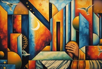 Wall Mural - Reaching for the Celestial Realms