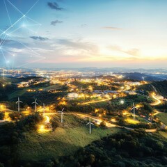 Poster - Optimizing smart energy grid management visualizing distributed renewable infrastructure data in urban landscapes for enhanced sustainability