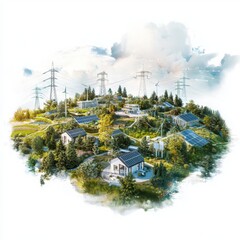 Poster - Optimizing smart energy grid management in distributed renewable infrastructure data visualization strategies for enhanced efficiency