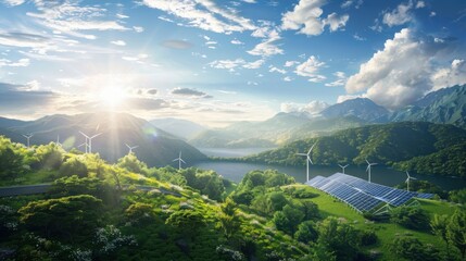 Poster - Implementing renewable energy microgrids a comprehensive guide to distributed infrastructure in natural environments for sustainable development