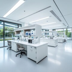 Poster - Exploring next-generation biotechnology advanced research in a transparent lab environment with cutting-edge equipment