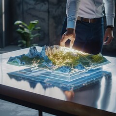 Poster - Enhancing global remote collaboration through holographic communication interfaces for multicultural professionals in a virtual workspace environment